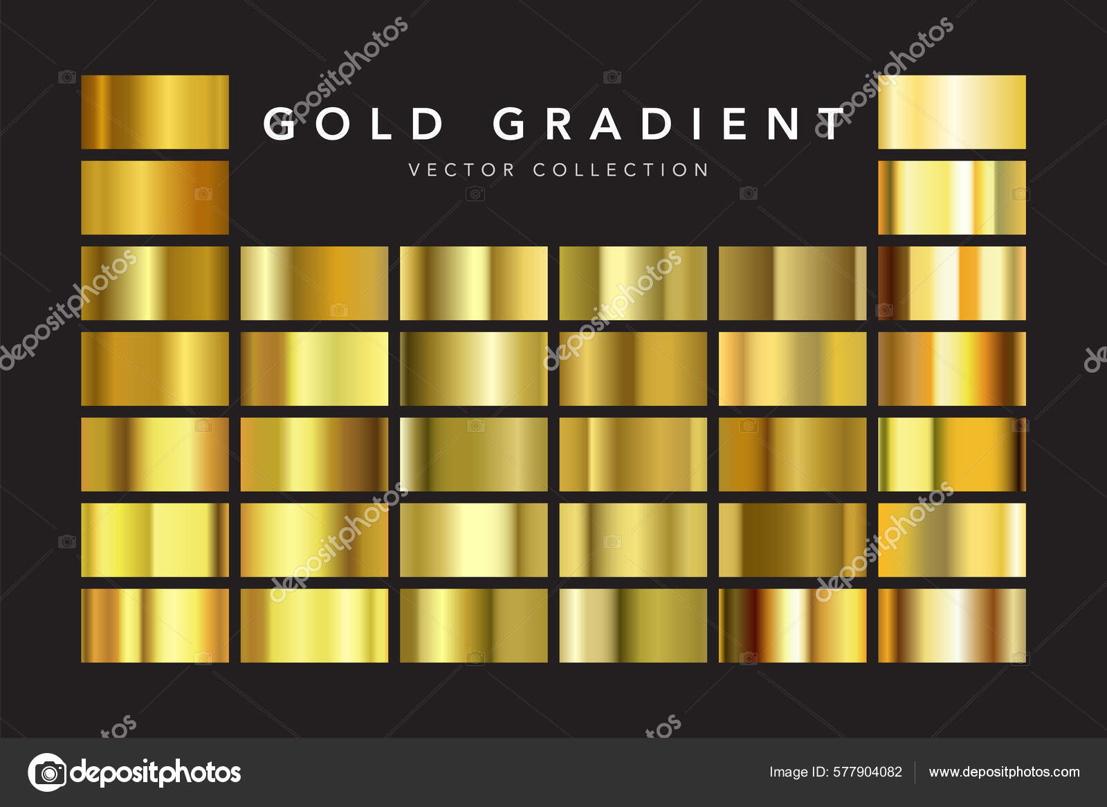 Gold foil texture background Stock Illustration
