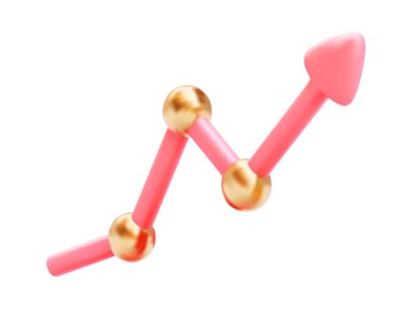 Büyüme süreci oku. Vektör illüstrasyonu