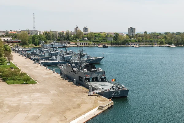 Romanian frigates — Stock Photo, Image