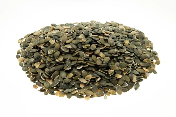 Hulled pumpkin seeds — Stock Photo, Image