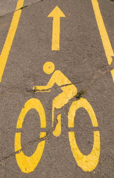 Bicycle lane — Stock Photo, Image