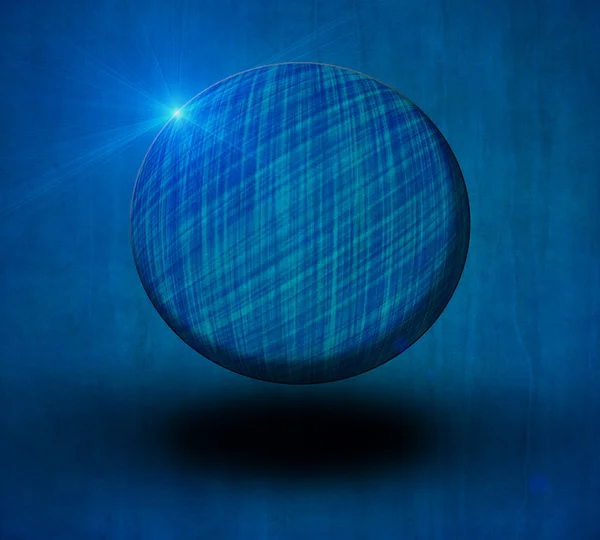 Floating sphere — Stock Vector
