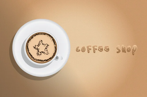 Café Icône vectoriel graphique — Image vectorielle