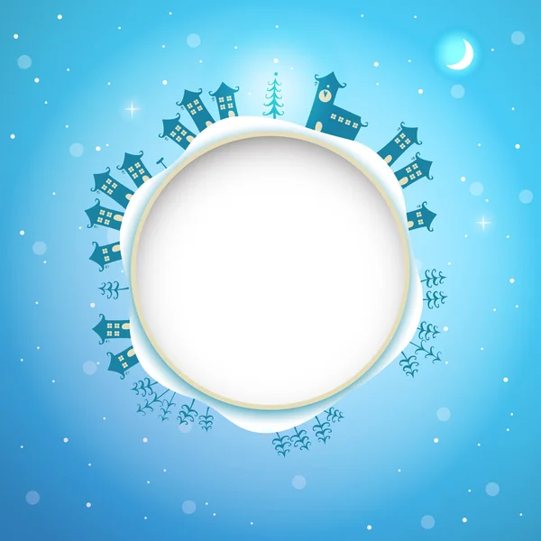 Christmas frame — Stock Vector