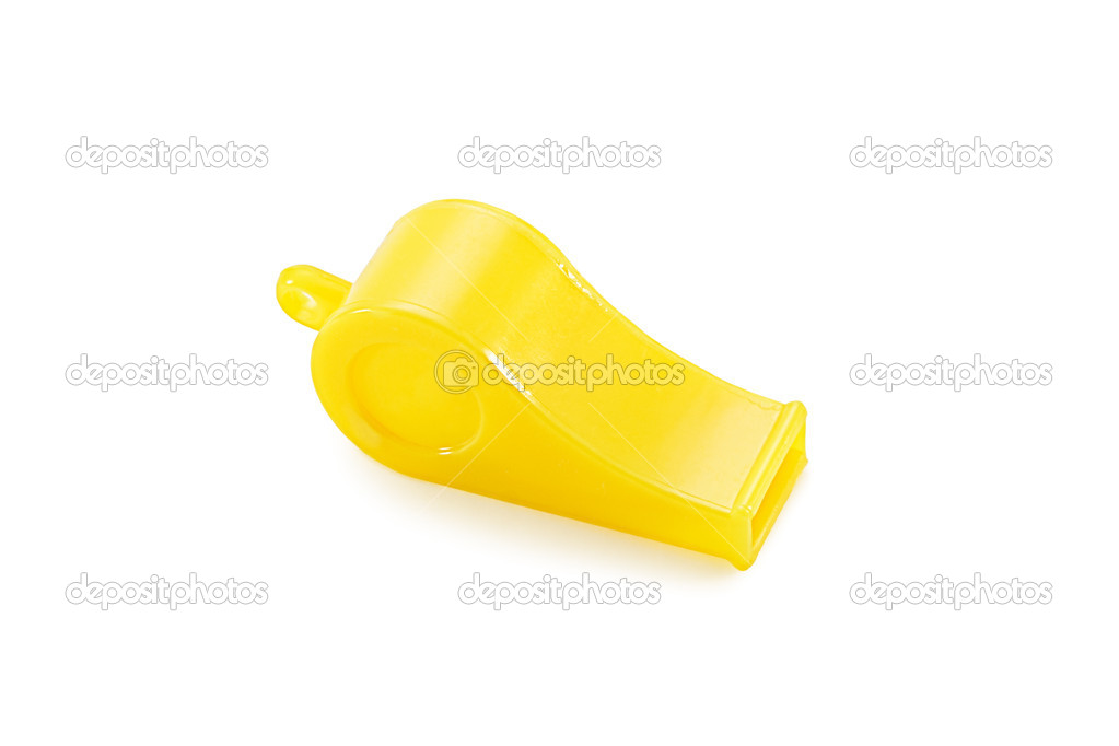 Yellow whistle — Stock Photo © Rallir 17157931