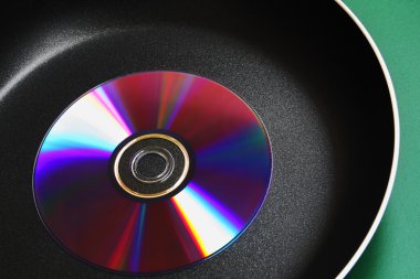 Kompakt disk üzerinde tava