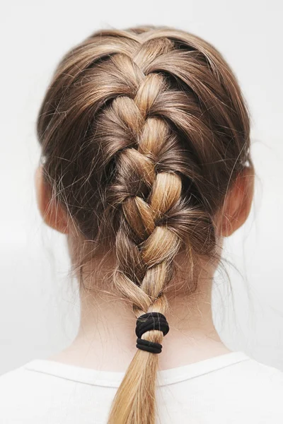 Blonde braid — Stock Photo, Image