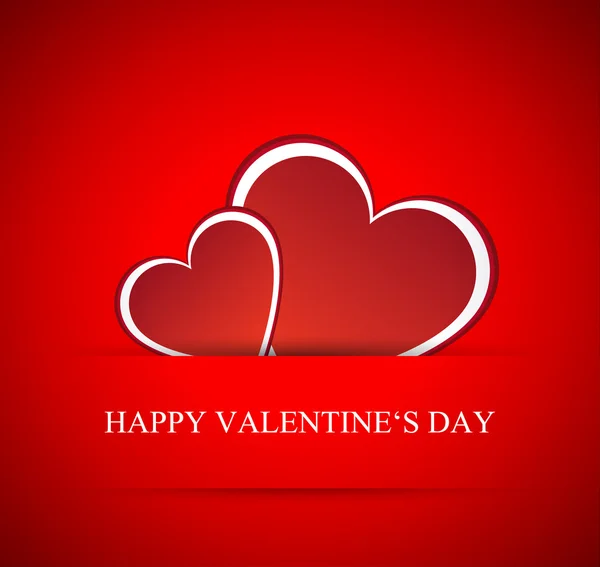 Vector hart voor Valentijnsdag — Stockvector