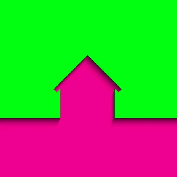 Abstrakt hussymbol, vektor illustration — Stock vektor