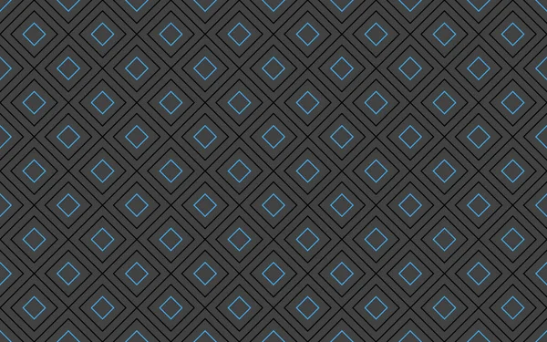 Seamless Abstract Background Composed Black Blue Squares Modern Technology Dark — 스톡 벡터