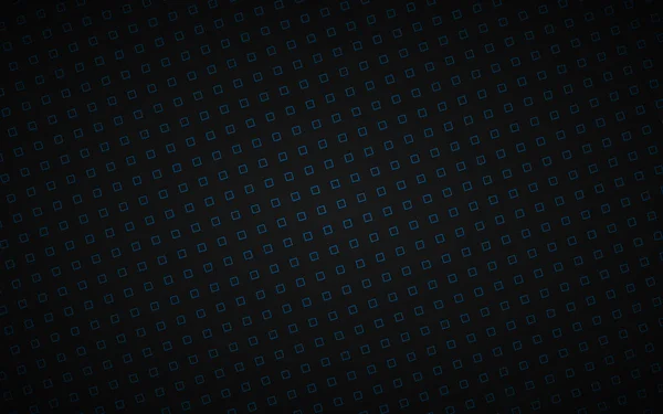 Dark Abstract Perforated Square Background Black Blue Mosaic Look Modern — ストックベクタ