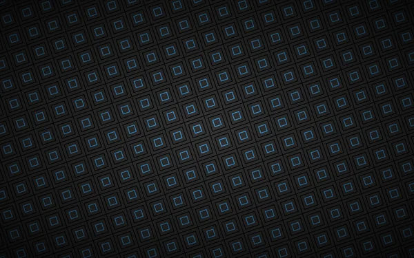 Black Abstract Background Composed Black Blue Squares Modern Technology Dark — ストックベクタ