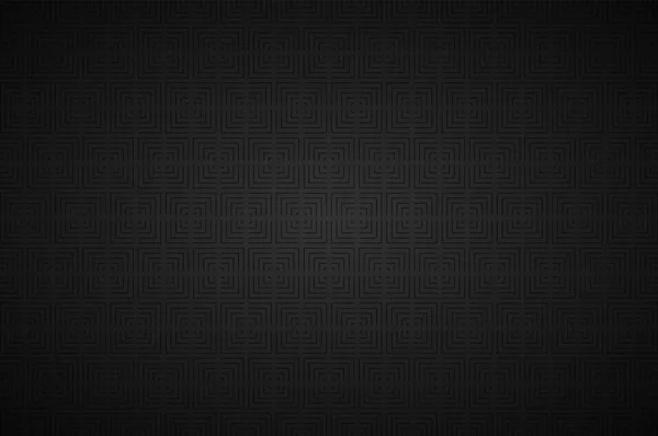 Geometric Pattern Composed Black Squares Modern Technology Abstract Background Vector — Stockvektor