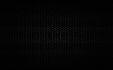 Çokgen ızgaralı modern yüksek çözünürlüklü siyah geometrik arkaplan. Soyut siyah metalik altıgen desen. Basit vektör illüstrasyonu