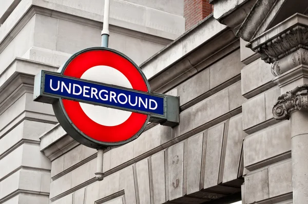 London underground sign — Stock Photo, Image