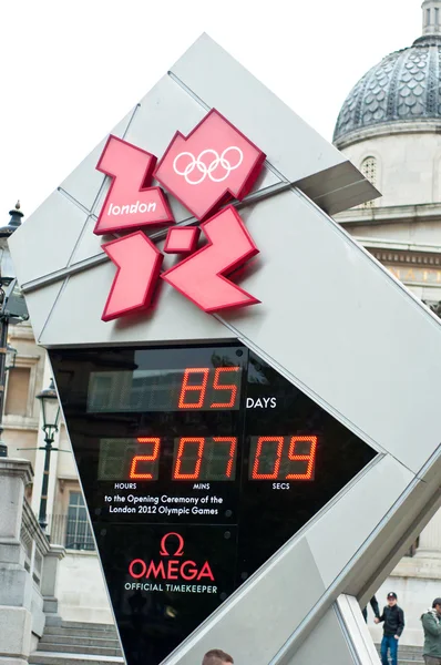 London Olympics Countdown Clock — Fotografie, imagine de stoc