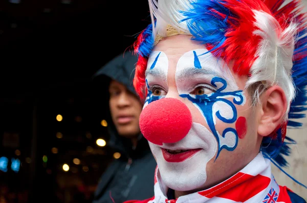 Londen clown — Stockfoto