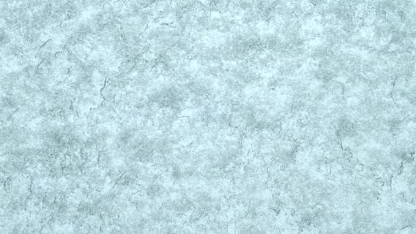Χιόνι Πέφτει Στο Παγωμένο Τζάμι Του Παραθύρου Πάγος Στο Παράθυρο — Αρχείο Βίντεο