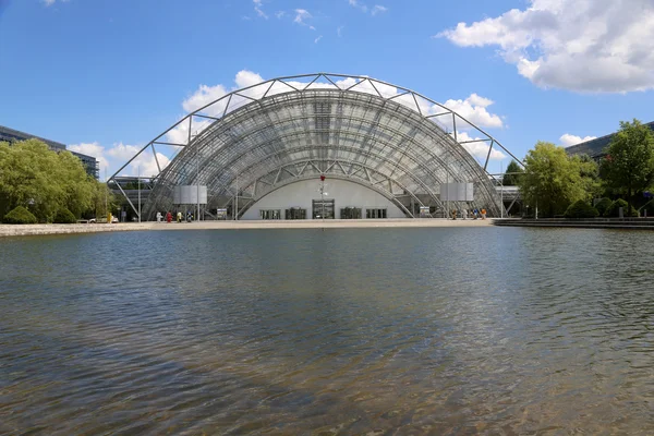 Puinhoop hall in leipzig — Stockfoto