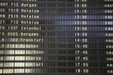 Havaalanı gösterge paneli