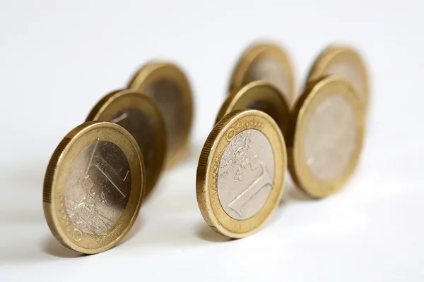 Euro em circulação — Fotografia de Stock