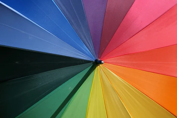 Regenboog paraplu — Stockfoto