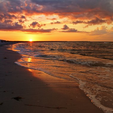 Baltık Denizi kıyısında