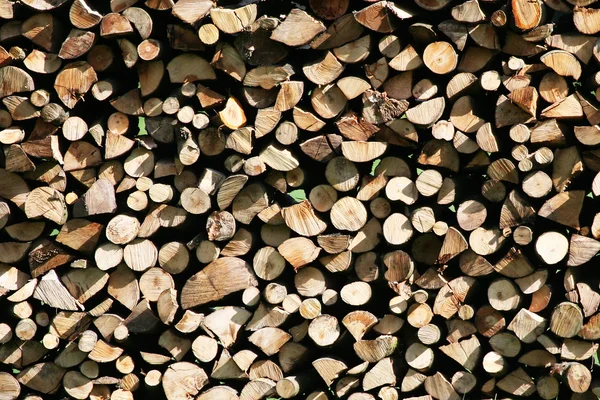 Fundo da pilha de madeira — Fotografia de Stock