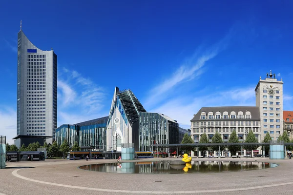 Augustusplatz Leipzig, Saxónia — Fotografia de Stock