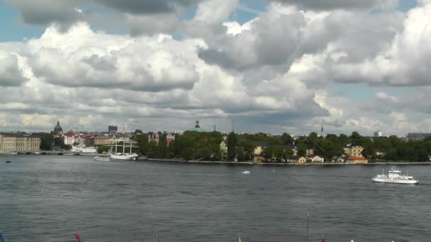 Estocolmo Downtown Gamla Stan — Vídeo de Stock