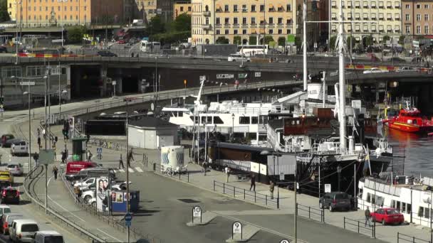 Estocolmo Downtown Gamla Stan — Vídeo de Stock