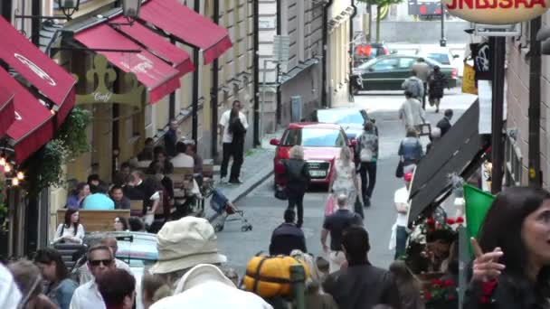 Stoccolma Centro Gamla Stan — Video Stock