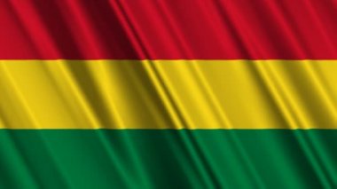 Bolivya bayrak sallayarak