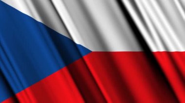 Çek Cumhuriyeti bayrağı sallayarak