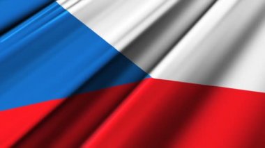 Çek Cumhuriyeti bayrağı sallayarak