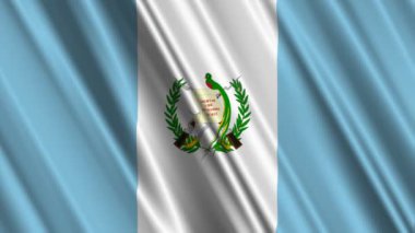 guatemala bayrağı sallayarak