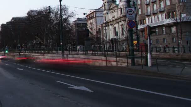 Budapest día y noche — Vídeo de stock