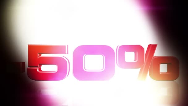 50 Percent OFF — Stock Video