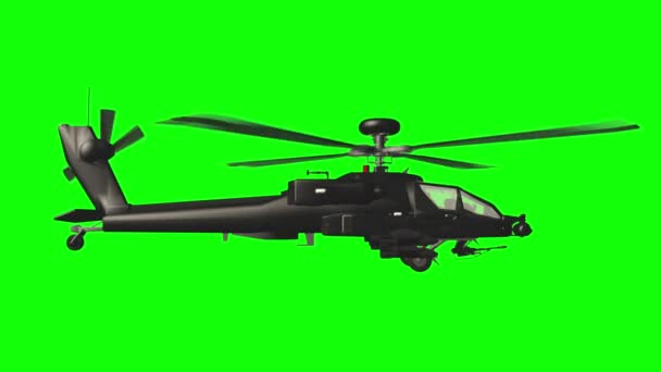 Зеленый экран Apache — стоковое видео
