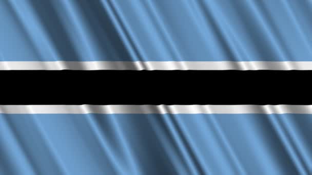 Drapeau du Botswana agitant 