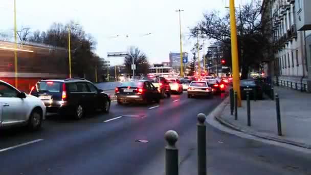 Trafic în Budapesta — Videoclip de stoc