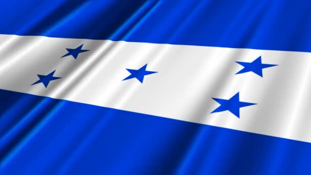 Honduras Bandeira acenando — Vídeo de Stock