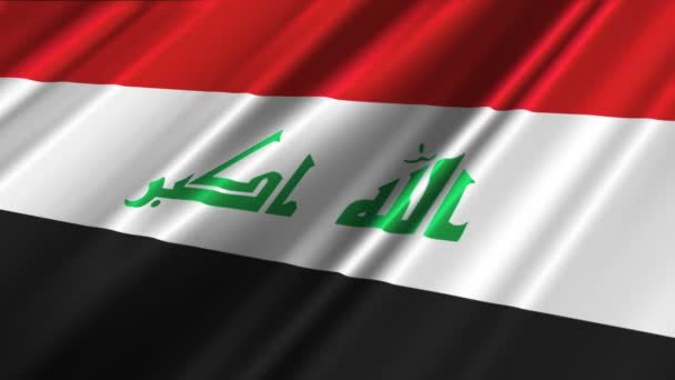 Irak Drapeau agitant 