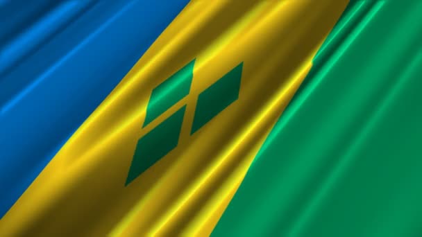 Drapeau Saint-Vincent-et-les Grenadines — Video