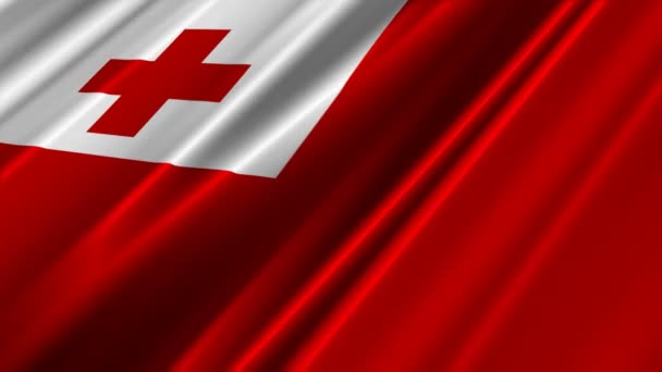 Tonga-flag – Stock-video