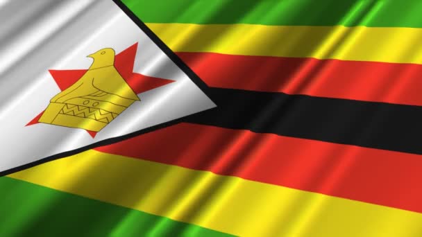 Flaga Zimbabwe — Wideo stockowe