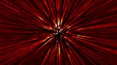 3B alanda animasyon döngüsü soyut camsı hatları.