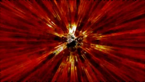 Lignes vitrées abstraites dans l'animation en boucle spatiale 3D .