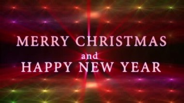 mutlu Noeller ve mutlu yeni yıl animasyon