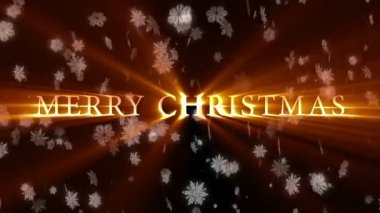 mutlu Noeller ve mutlu yeni yıl animasyon